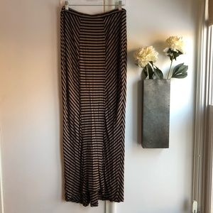 Striped Maxi Skirt